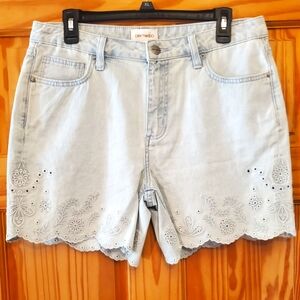 NWOT Free People Driftwood Jean Denim Shorts 29 Lulu